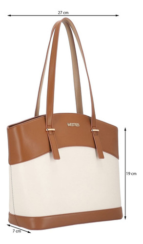 Bolso Tote Para Mujer Westies Beige Multi Hblagoonwe Color BEIGE/MULTI