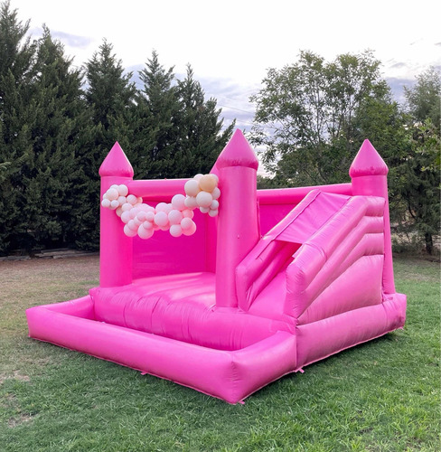Alquiler De Inflables, Blanco Rosa Negro, Burbuja, Margarita