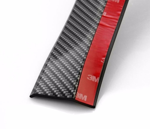 Saia Spoiler Borracha Tuning Samurai Original Cor Carbono