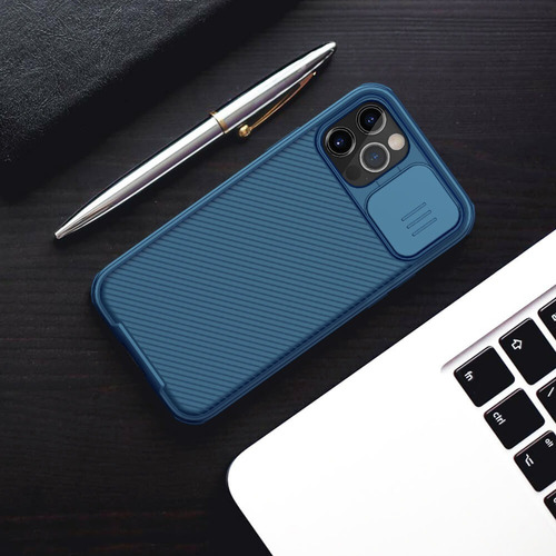 Imagen 4 de 10 de Carcasa Nillkin Camshield Pro Para iPhone 12 /pro/ Pro Max