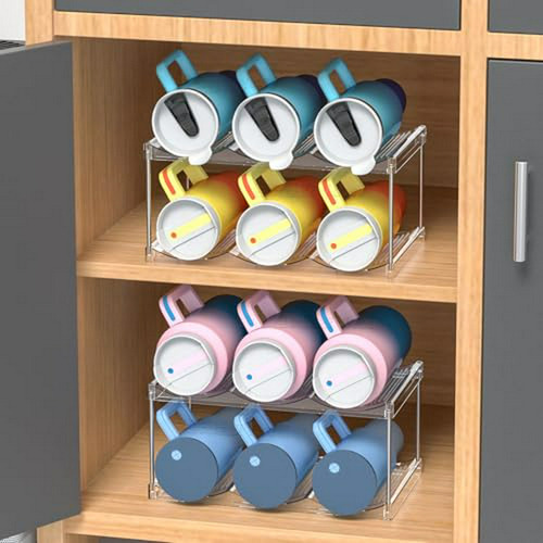 Organizador Apilable De Botellas Yieach Para Gabinete - 4 Pc