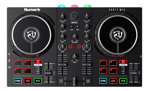 Numark Party Mix - Controlador De Dj De 2 Canales