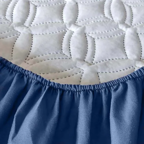 Protector Para Colchón Antifluido Cama Sencilla Unicolor
