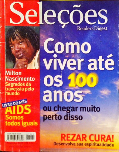 Revista Seleções Como Viver Até Os 100 Anos 2005