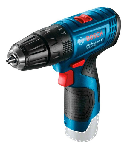 Taladro Percutor Bosch Gsb 120-li 12v Sin Batería Color Azul