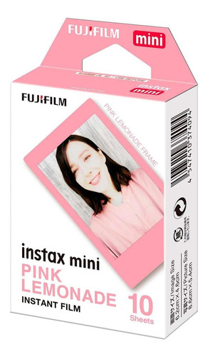 Instax Mini Film Pink Lemonade 10 Unidades
