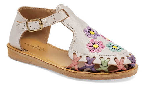 Sandalias Niña Mora Tierra 165514 Blanco Mt 18-21 125-250