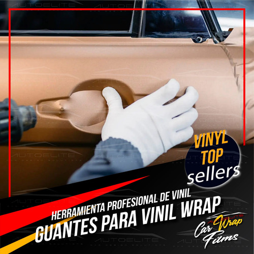 Guante De Tela Para Aplicación Vinil Autoelite Cwf