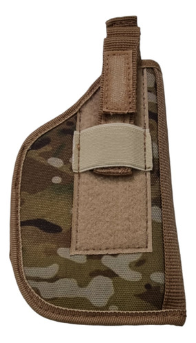 Pistolera Tactica Reforzada Molle Horizontal Coihue Multicam