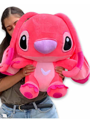 Peluche Ángel (stich Rosa) Grande 60cms Envío Gratis