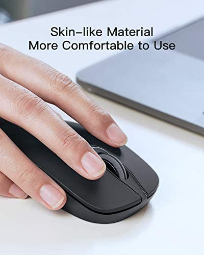 Mouse Sem Fio Inateck 2.4g Slim Mouse Com 2 Nano Receiver U