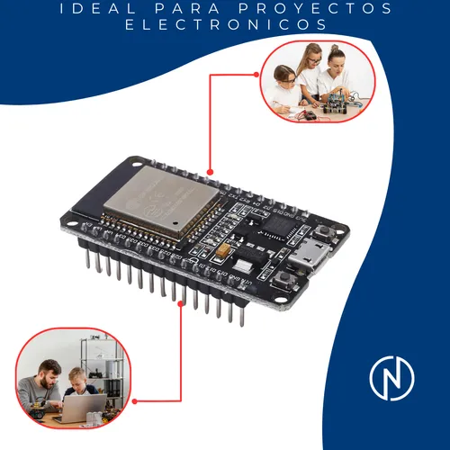 Esp32wroom Tarjeta Desarrollo Wifi Bluetooth Iot 30 Pines