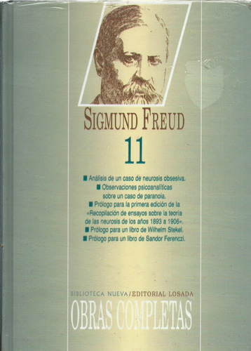 Obras Completas Freud - Tomo 11 - Losada Biblioteca Nueva 