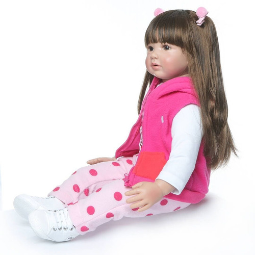 Bebé Muñeca Realista Reborn 100% Silicona 55cm Bestoys