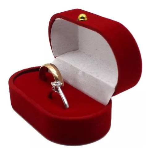 Caja Anillos Compromiso Joyas + Globo Metálico Regalo