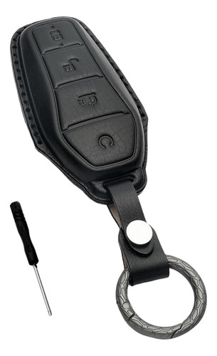 Auto Key Fob Cubierta Protectora A Prueba De Estilo B Negro