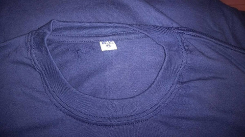 Remera Algodón Peinado 24/1 - Tapa Costura - Máxima Calidad