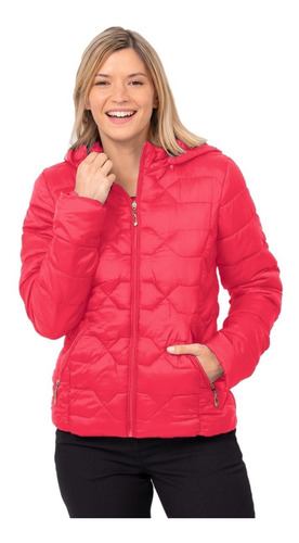 Campera Con Abrigo Impermeable De Mujer