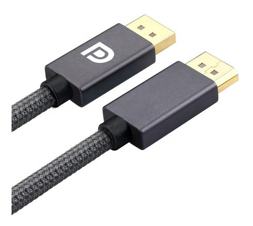 Imagen 3 de 6 de Cable Displayport V1.4 2m Dp Uhd 165hz (2k) 4k@144hz 8k@60hz