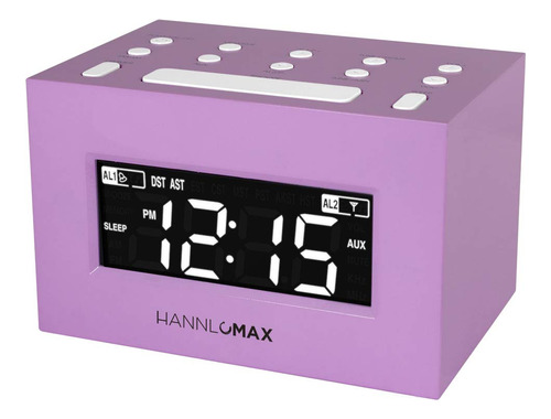 Hannlomax Radio Despertador Hx-111cr, Radio Pll Am/fm, Alarm