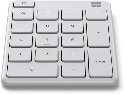Teclado Numérico Bluetooth Microsoft Color Gris Color del teclado Blanco