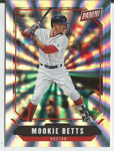 2018 Panini The National /49 Mookie Betts Red Sox