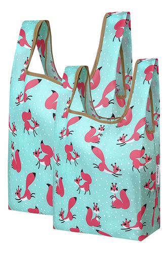 Bolsa De Compras Reutilizable Juego De 2 Unidades