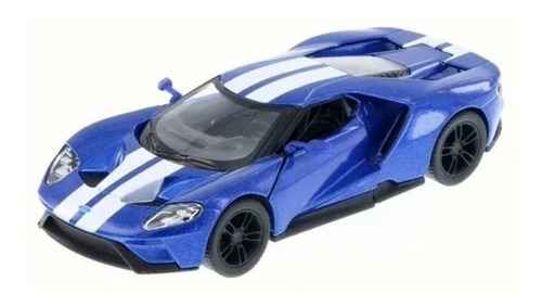 Ford Gt 2017 Escala 1:38 Kinsmart Azul