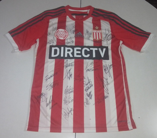 Camiseta Estudiantes Autografiada adidas T. 16 Adolescentes