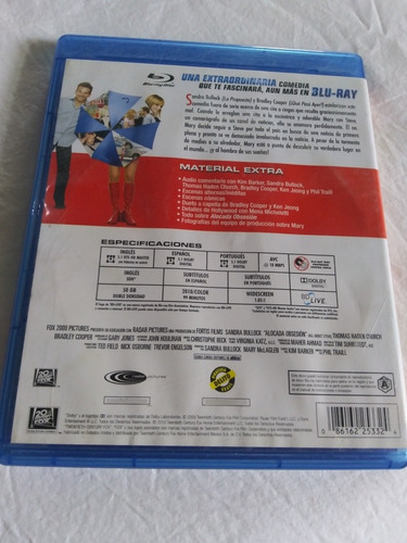 Alocada Obsesion Blue Ray (Usado)