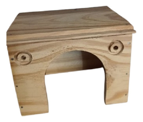 Casa De Madera Para Hamster O Topo Ruso-