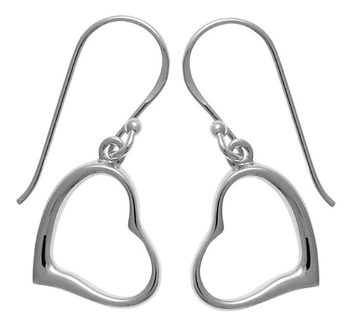 Pendientes De Corazón De Plata Esterlina De Boma Jewelry