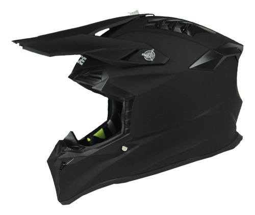 Casco Para Moto Cross Kids Edge Certificado Dot Infantil Color Negro Tamaño del casco Talla M (51 - 52 cm)