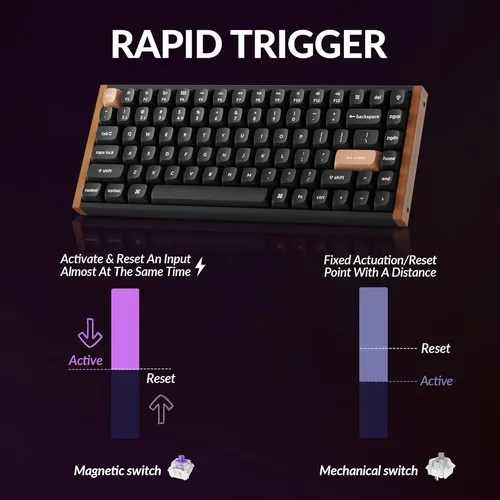 Keychron K2 He Rapid Trigger Wireless Custom Mechanical K