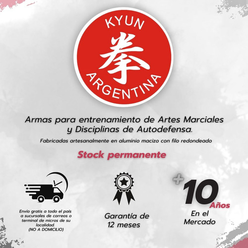 Cuchillo Tipo Kempo Karate P/ Entrenamiento - En Aluminio