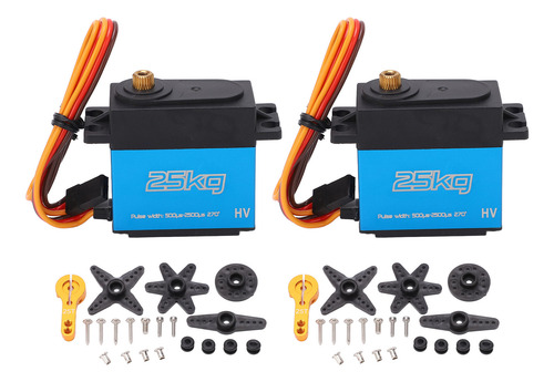 Servo Digital De 25 Kg, 2 Piezas, 270 Grados De Alta Torsión