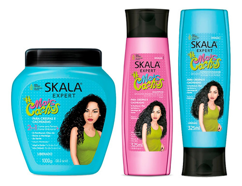 Kit Skala Mais Cachos Tratamiento Shampoo - g a $54
