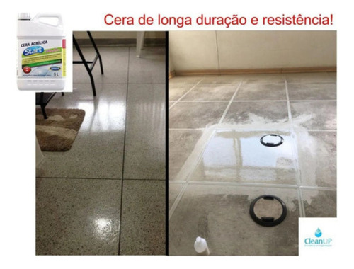 Kit Start Cera Acrilica Piso Poroso 2l + Aplicador De Cera