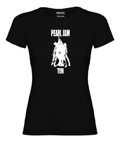 Polera Mujer Estampado Pearl Jam - Ten