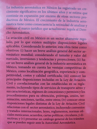 Derecho Aeronáutico Mexicano Y Su Legislación. Samuel Chacón