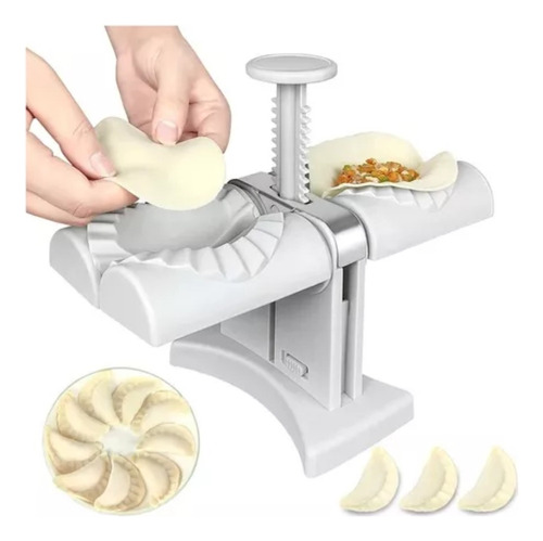 Maquina Empanadas Copetin Dumplings Manual Molde Doble 