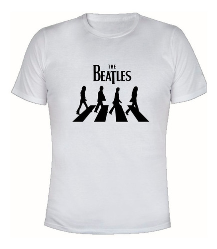 Remera Niños Algodón Estampada The Beatles Abbey Road Rock