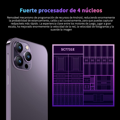 Celular Android I14 Pro Max De 6.53 Pulgadas Ram2gb Y Rom16gb