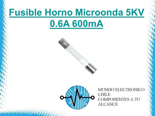 2 X Fusible Horno Microonda 5kv 0.6a 600ma