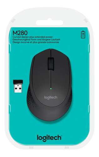 Mouse inalámbrico Logitech Mouse Inalambrico M280 M280 negro