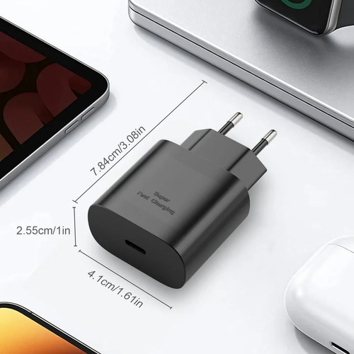 Cargador Superrápido Pd De 25 W Para Galaxy S24 Ultra Plus S