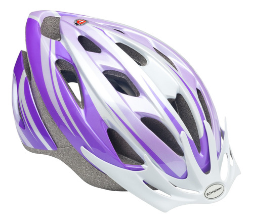 Casco Thrasher Juvenil Schwinn, Púrpura /blanco