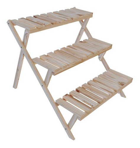 Estante Treliça Tripla Design Escada Para Jardim Decorativa