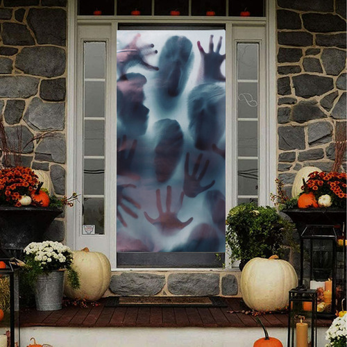 . Pegatinas De Halloween Ventana De Pvc Se Aferran Aterrador