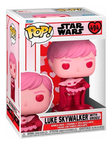 Funko Pop! Star Wars / Luke Skywalker With Grogu #494